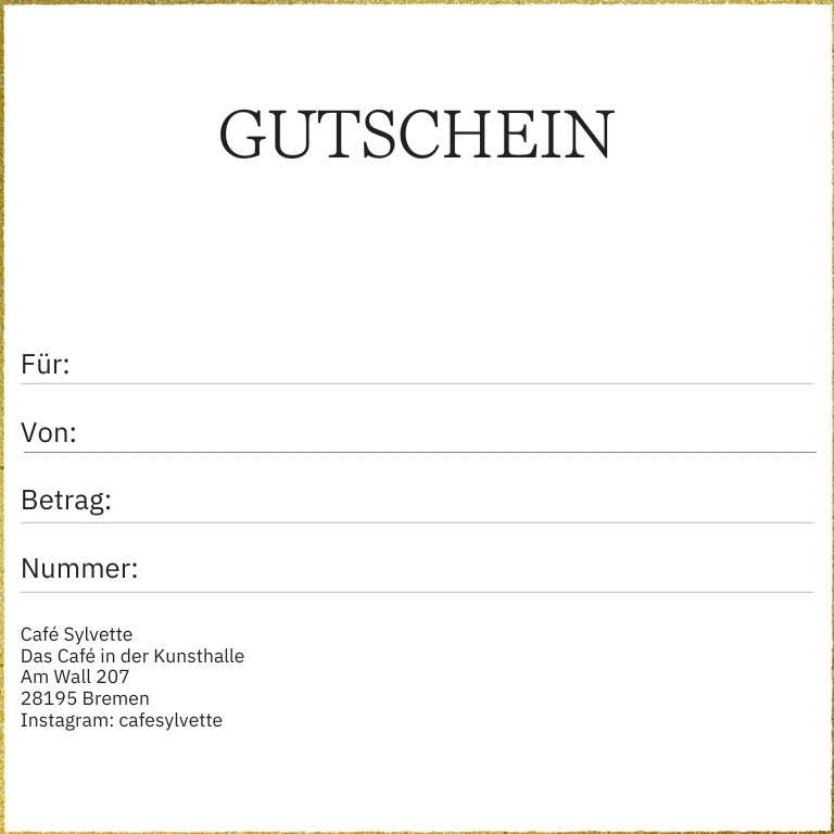 Sylvette Gutschein