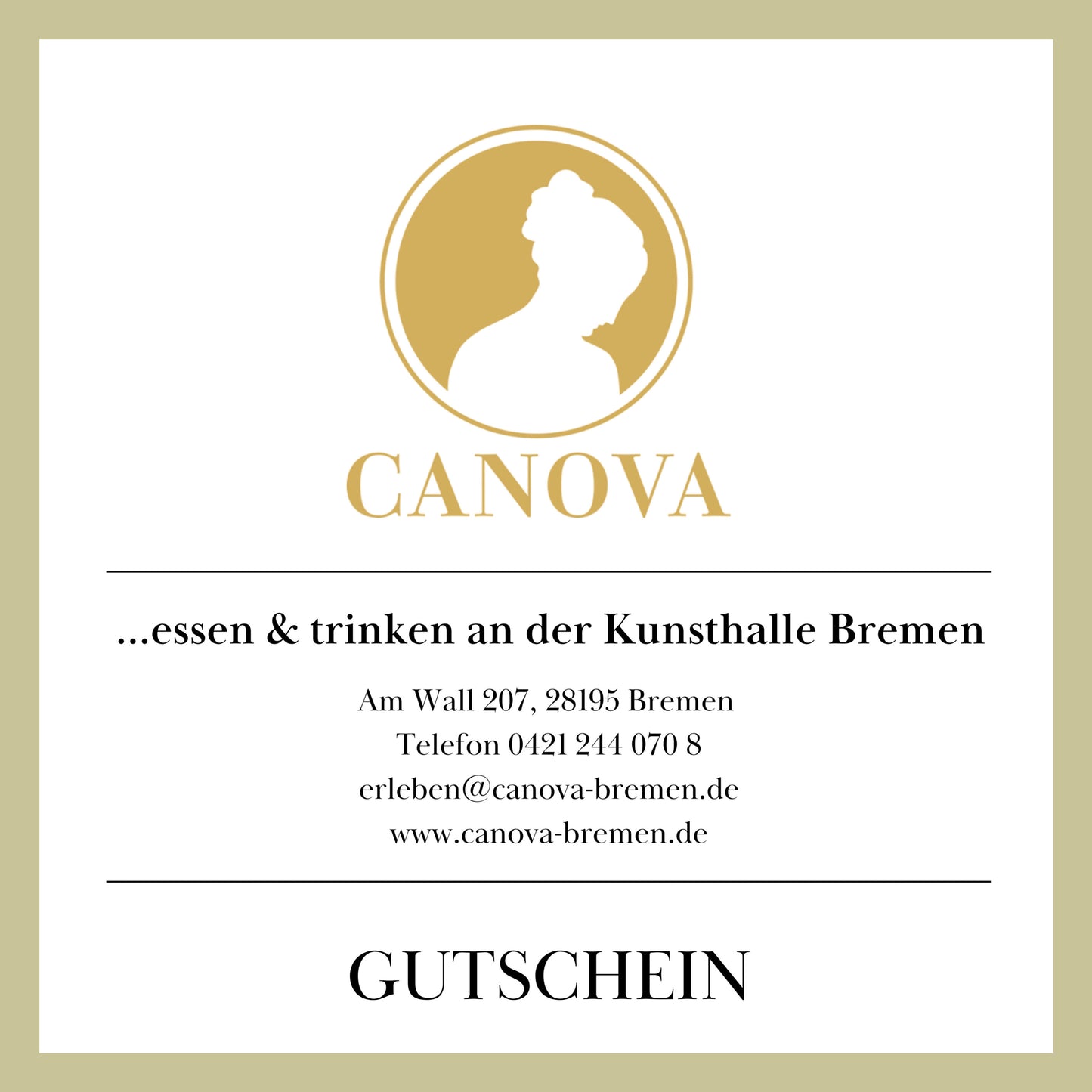 Canova Wertgutschein